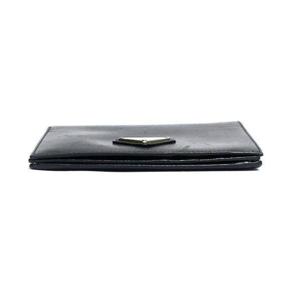 Prada Leather Bifold Wallet Black - Picture 4 of 9